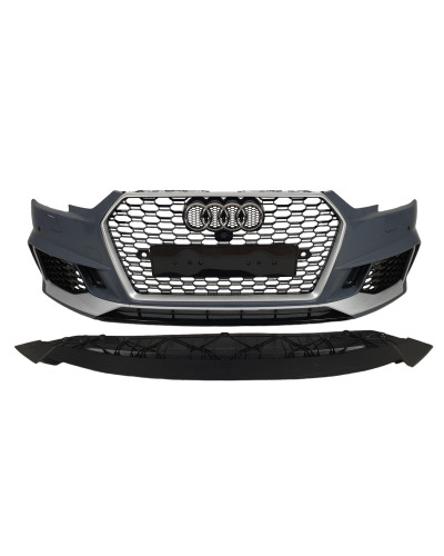 Бампер передний RS4 для Audi A4 B9 (2015-2019)