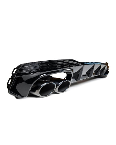 Дифузор S7 з металевими насадками на вихлоп для Audi A7 4K (2018+)