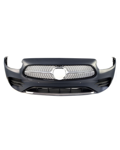 Бампер передний AMG Line 2021+ для Mercedes-Benz E-Class W213 (2021+)