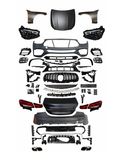 Комплект рестайлінга E63 AMG 2021+ повний для Mercedes-Benz E-Class W213 (2016-2023)