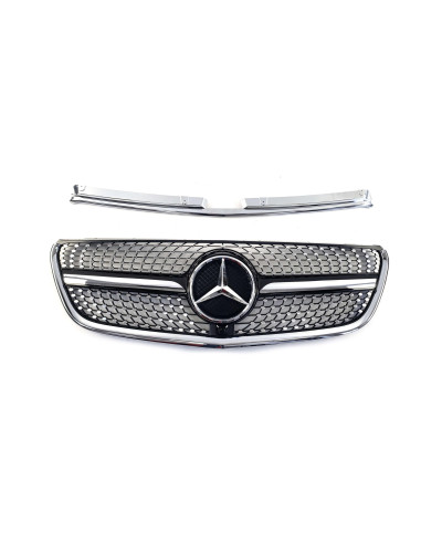 Решітка радіатора Diamond для Mercedes-Benz VITO-Class W447 (2014-2019)