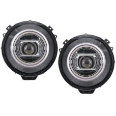 Фари передні LED Chrome стиль 2018+ Mercedes-Benz G-Class W463 (1990-2018)