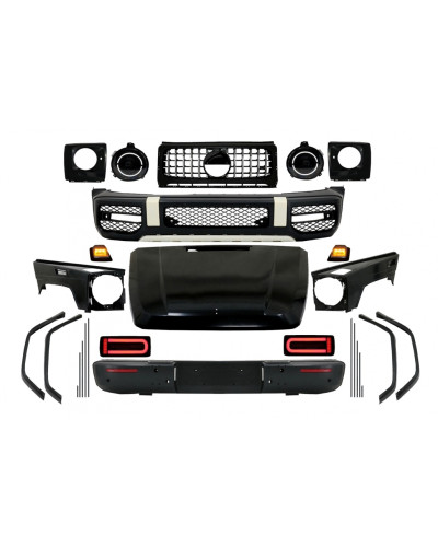 Комплект рестайлінга G63 AMG стиль 2018+ Mercedes-Benz G-Class W463 (1990-2018)