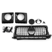 Решітка радіатора та рамки фар G63 AMG Mercedes-Benz G-Class W463A / W464 (2018-2024)