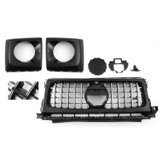Решітка радіатора та рамки фар G63 AMG Mercedes-Benz G-Class W463A / W464 (2018-2024)
