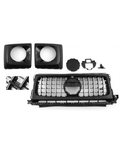Решітка радіатора та рамки фар G63 AMG Mercedes-Benz G-Class W463A / W464 (2018-2024)