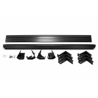 Подножки ступени боковые черные для Mercedes-Benz G-Class W463A / W464 (2018-2024)