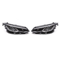 Фари передні Double LED притемнені для Volkswagen Golf 8 (2020+)