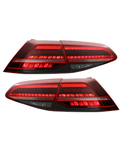 Ліхтарі задні GTI Full LED для Volkswagen Golf 7.5 (2017-2020)