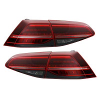 Ліхтарі задні GTI Full LED для Volkswagen Golf 7.5 (2017-2020)