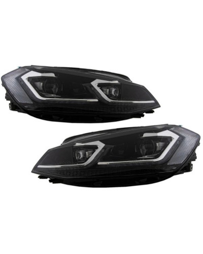 Фари передні LED стиль 2017+ для Volkswagen Golf 7 (2012-2017)