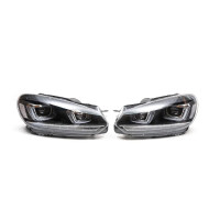 Фари передні LED притемнені для Volkswagen Golf 6 (2008-2013)