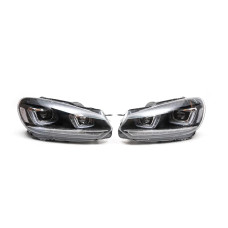 Фари передні LED притемнені для Volkswagen Golf 6 (2008-2013)