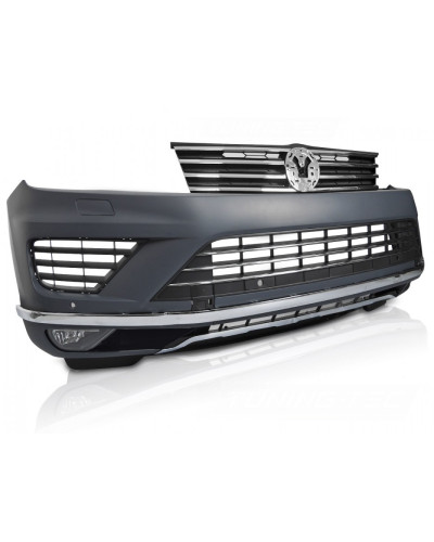 Бампер передний R-Line для Volkswagen Touareg 7P (2015-2018)